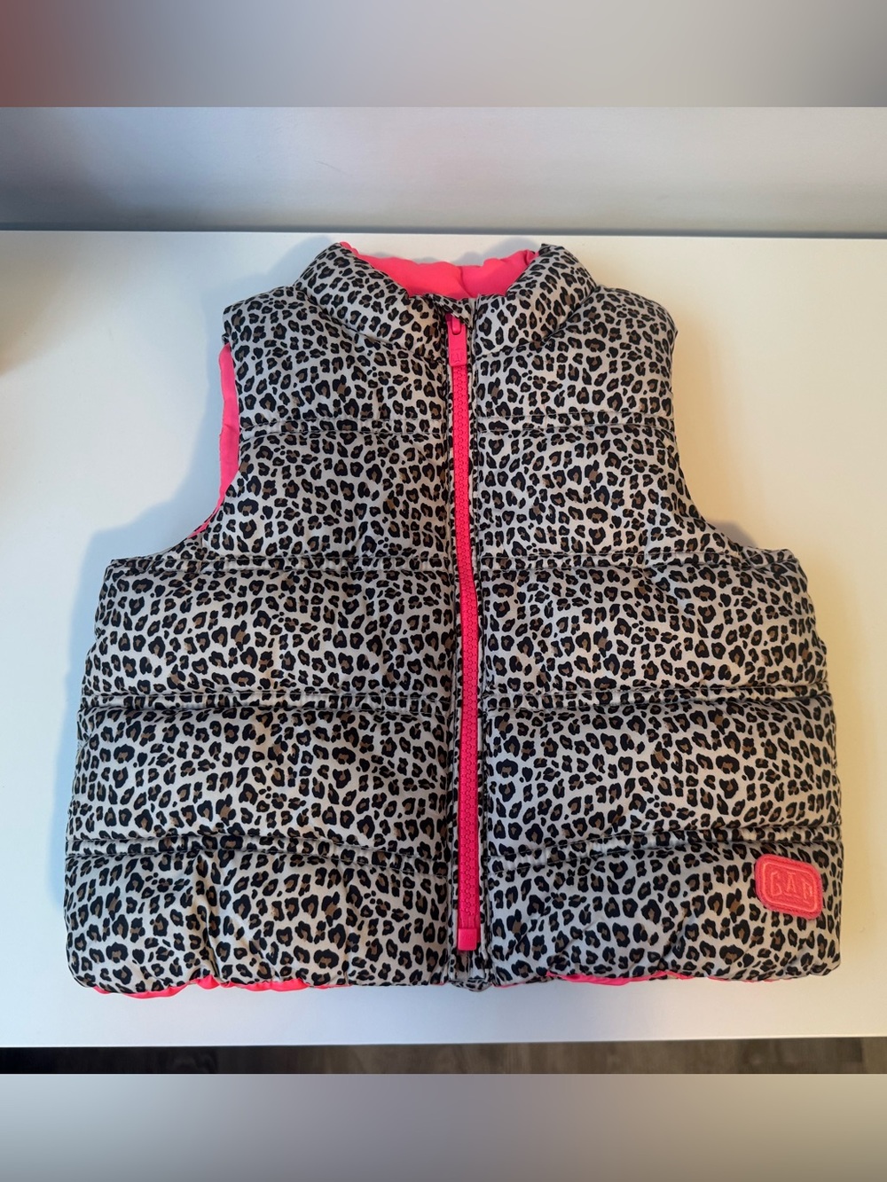🐆Baby GAP • Sleeveless puffer jacket • 12/18M